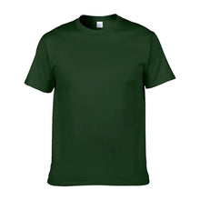 Plus Size 100% Cotton 150 GSM Custom Logo Printed Solid Color Lightweight Breathable O-Neck T-Shirt Men European Size Plain Dyed