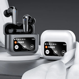 Free Sample NEEXXT Q30AI Hot Selling Touch Screen LED Display AI TWS Earbuds Earphones for Travel and Business