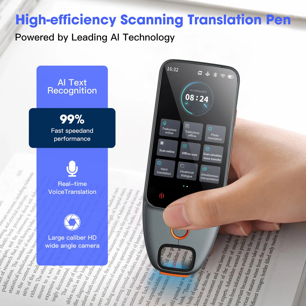 High-end All-round AI Translation Device - the Ideal Technological Gift for Customers, Students and Travel Companions