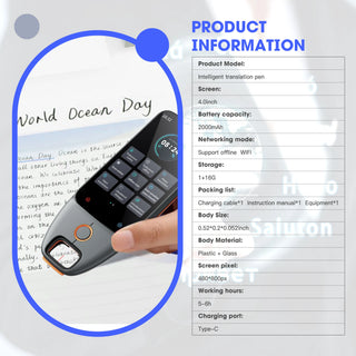 High-end All-round AI Translation Device - the Ideal Technological Gift for Customers, Students and Travel Companions