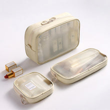 3-Piece Mesh Toiletry Bag Set