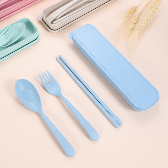 EcoWheat Straw Cutlery Set - hover image
