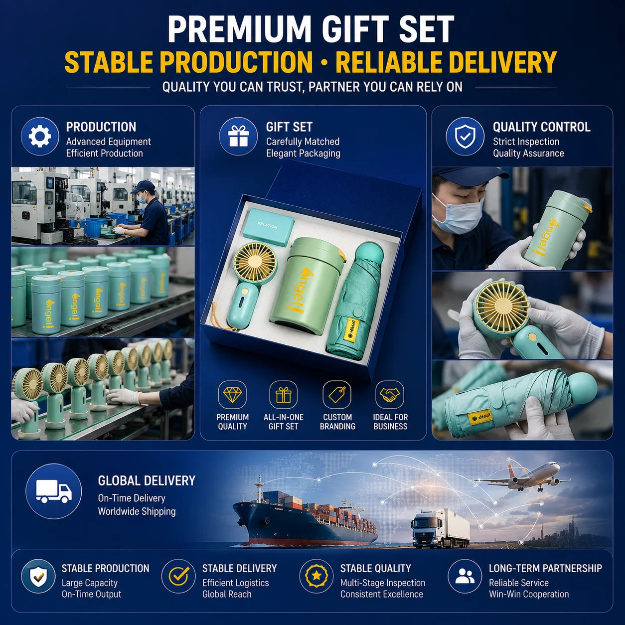 OEM ODM Personalized Customization Process, Low Minimum Order Quantity, Fast Delivery, Business Gift Set