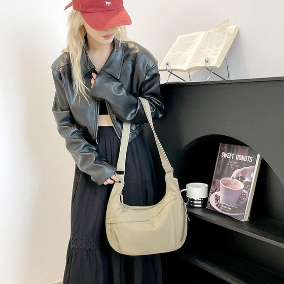 MultiPocket Nylon Sling Bag