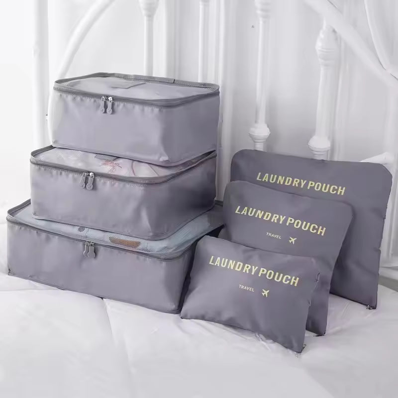 6-Piece Travel Packing Organiser