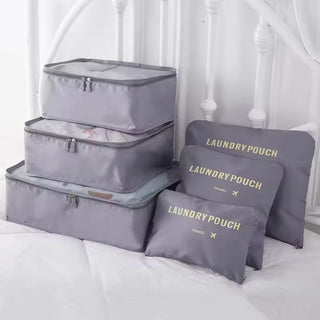 6-Piece Travel Packing Organiser