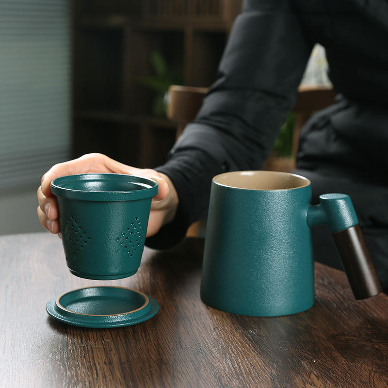 400ml Ceramic Tea Infuser Mug