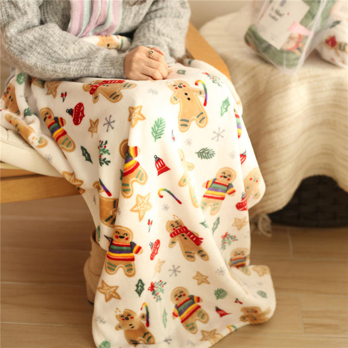 CozyNest Christmas Lapghan Mini Blanket