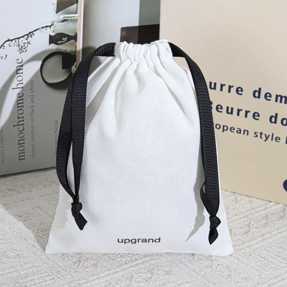Large Cotton Ribbon Pouch