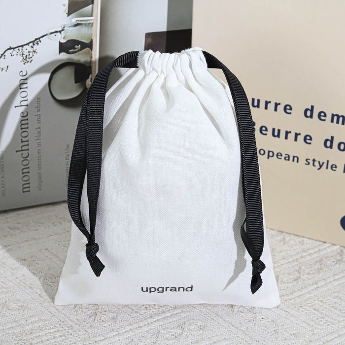 Large Cotton Ribbon Pouch
