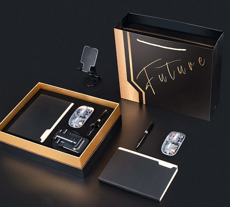 Useful Business Products Giftsets for Daily Life Mouse Phone Stand Speaker Corporate Gifts Set for Executives with Ai Innovation