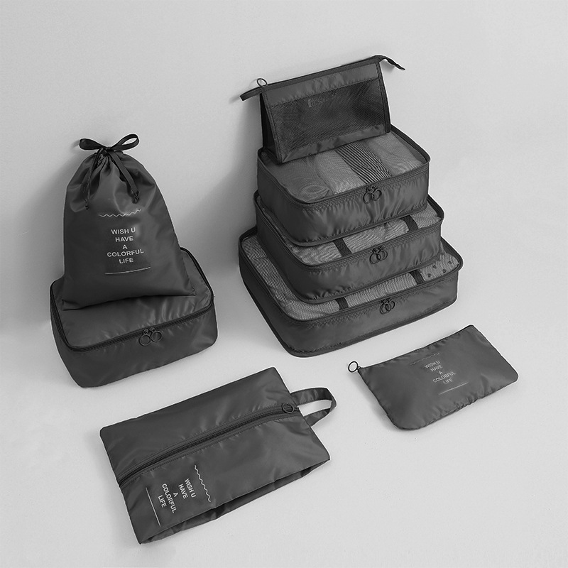 8-Piece Travel Packing Organiser Set
