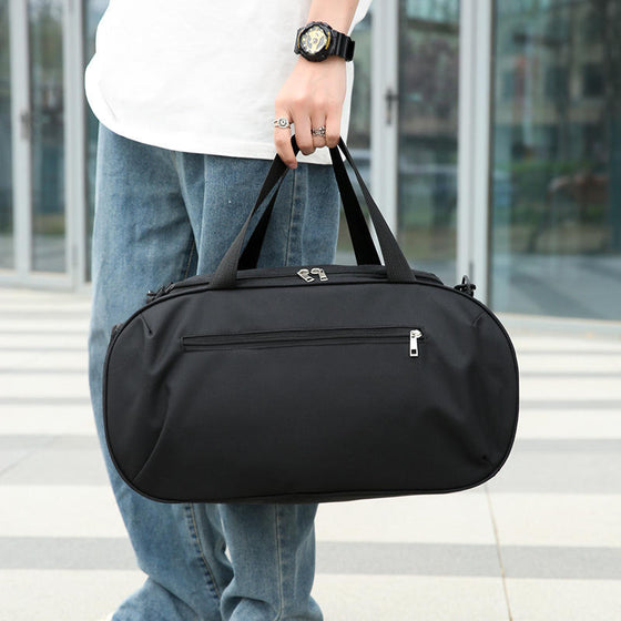Nylon Pillow-Shaped Duffle Bag
