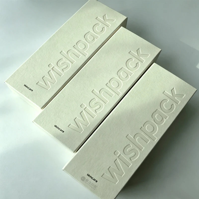 Custom-designed packaging boxes for small businesses featuring unique textured paper for skincare, perfume, and cosmetics