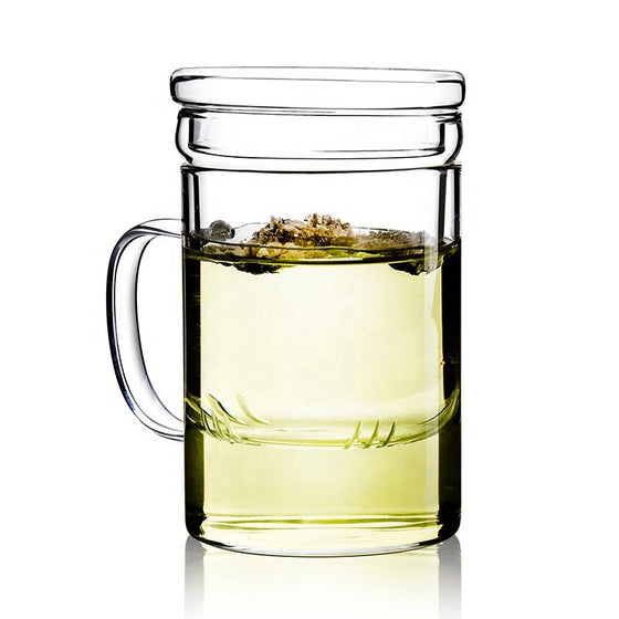 400ml TeaInfuse Glass Cup