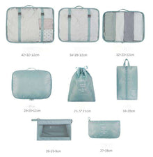 8-Piece Travel Packing Organiser Set