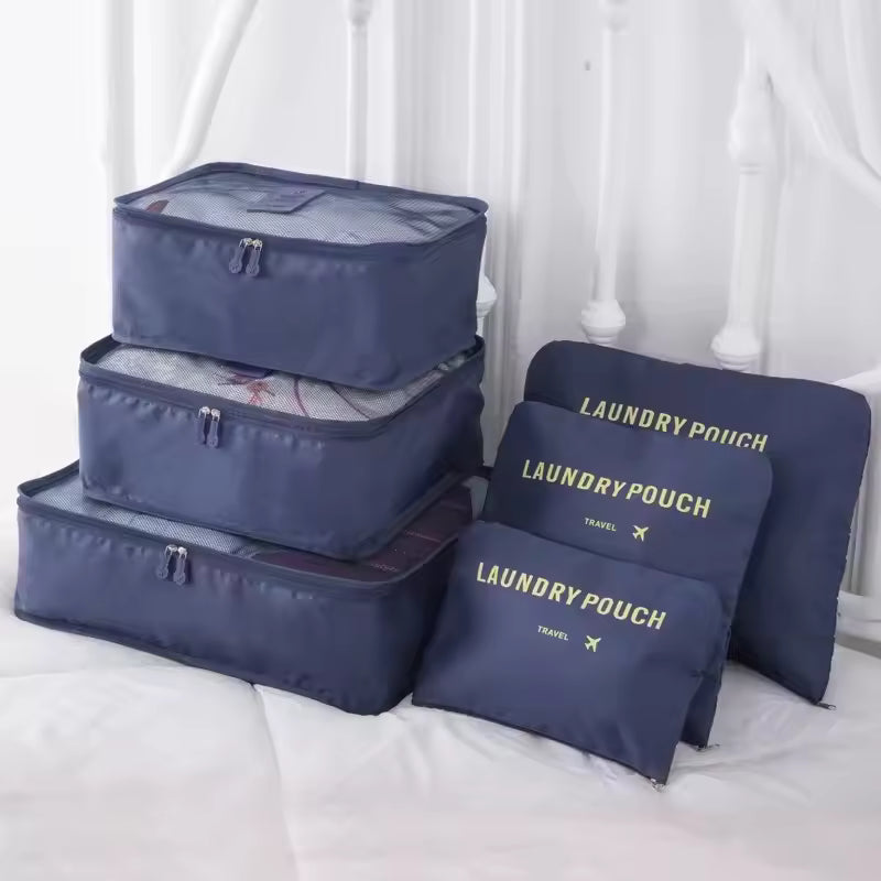 6-Piece Travel Packing Organiser