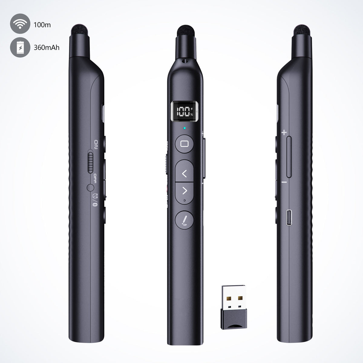 55cm Retractable Wireless Presenter