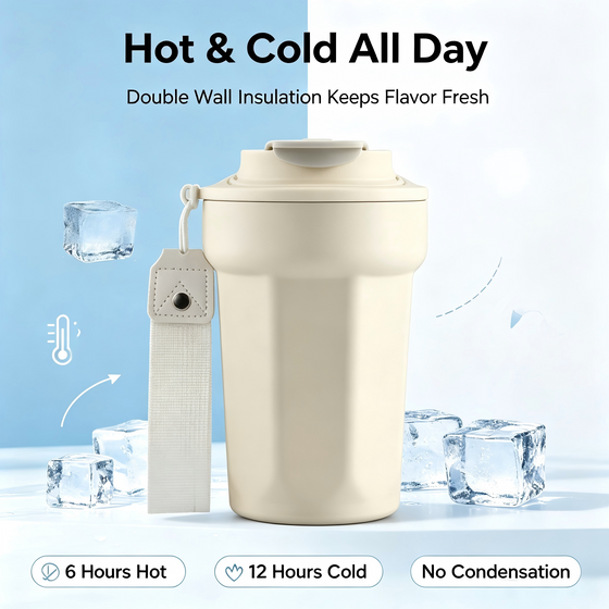 450ml CarryEase Stainless Steel Tumbler - hover image