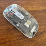 Transparent Rechargeable Bluetooth Mouse