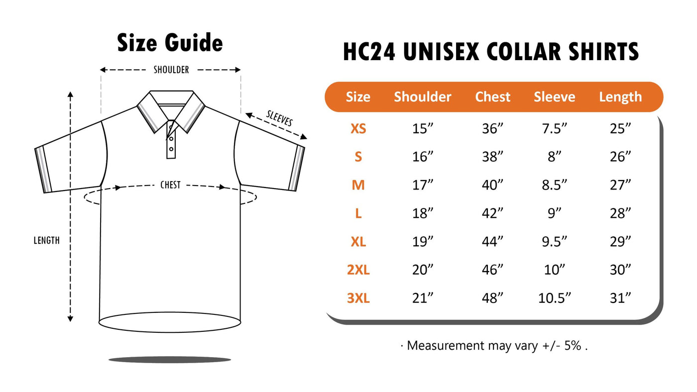 HC24 CVC Tipped Collar Polo Shirt (Unisex)
