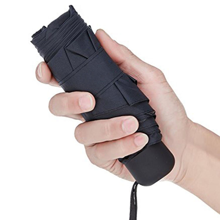 19" Compact Lightweight Foldable Umbrella