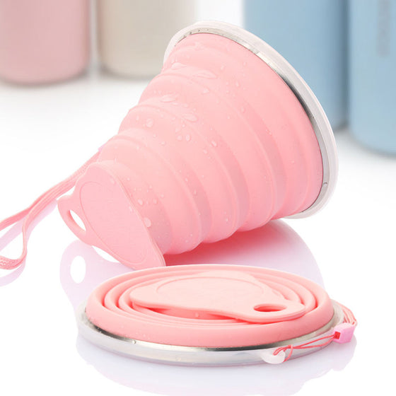 270ml FlexiFold Silicone Travel Cup