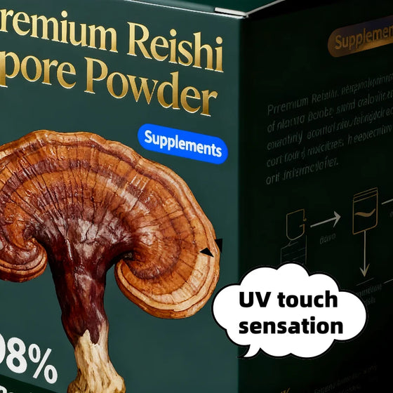 High Quality Customized Personalized Foldable Gold Embossed UV Textured Paper Packaging Box for Health Wellness Products - hover image