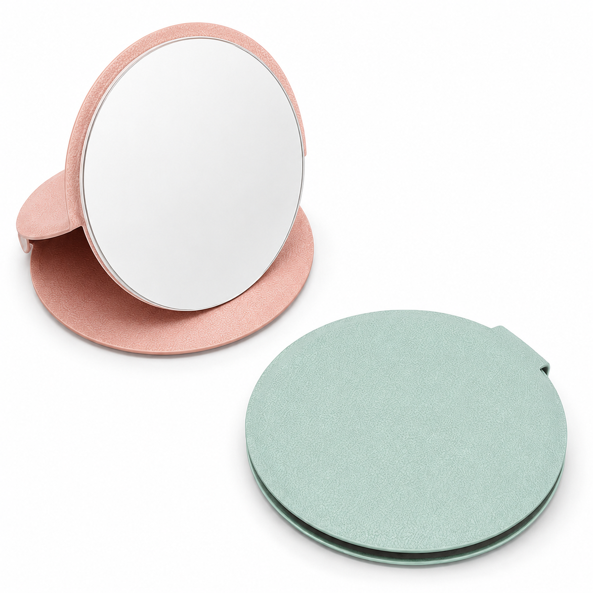 Foldable PU Leather Compact Mirror