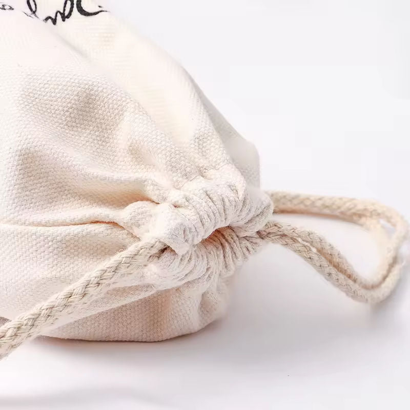 A5 Canvas Drawstring Pouch