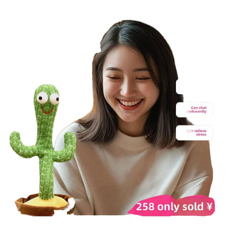 Toy AI Cactus Smart Toy Large Intelligent Conversation Model Birthday Gift for Boys and Girls Party Supplies