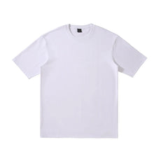 Customizable Pattern Solid Color 240gsm Oversize 65% Cotton 35% Polyester Fiber Round Neck T-Shirt  Casual Style
