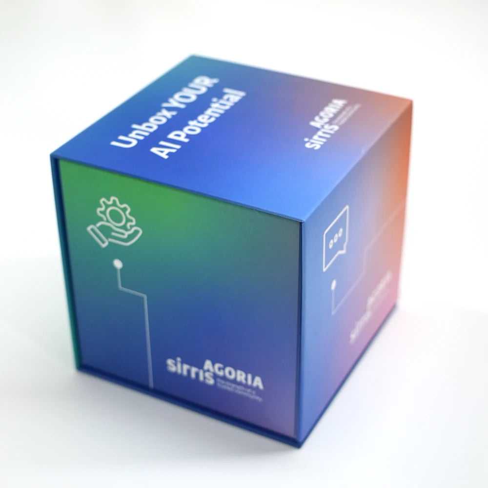 Printed Packaging Boxes Cardboard Rigid White Paper Box Foldable Magnetic Closure Gift Packaging Box