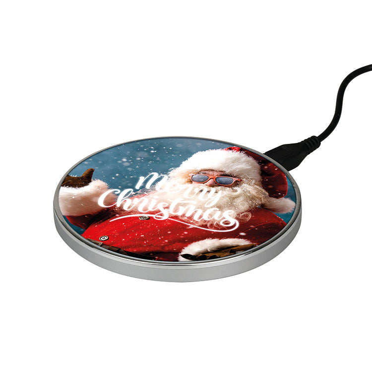 Round LED Light-Up 15W Wireless Charger