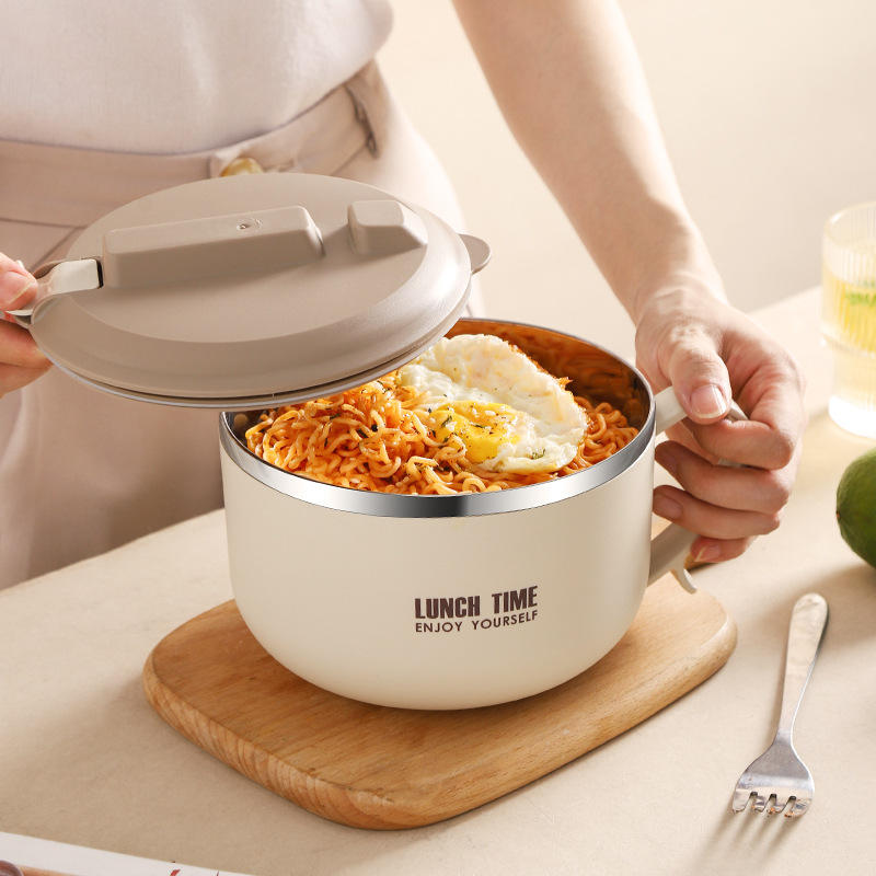 1200ml Portable Insulated Ramen Bowl