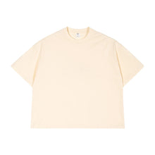 100% Cotton Boxy Men's T-Shirt 240 GSM Heavyweight Streetwear Oversized Dropped Shoulders Cropped Custom Logo Short American OEM