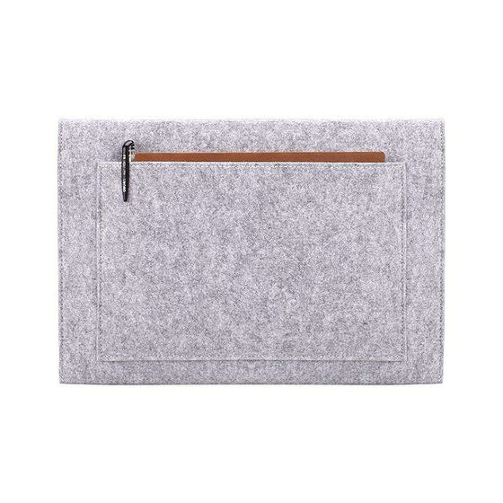 13" Felt MultiPocket Laptop Sleeve - hover image