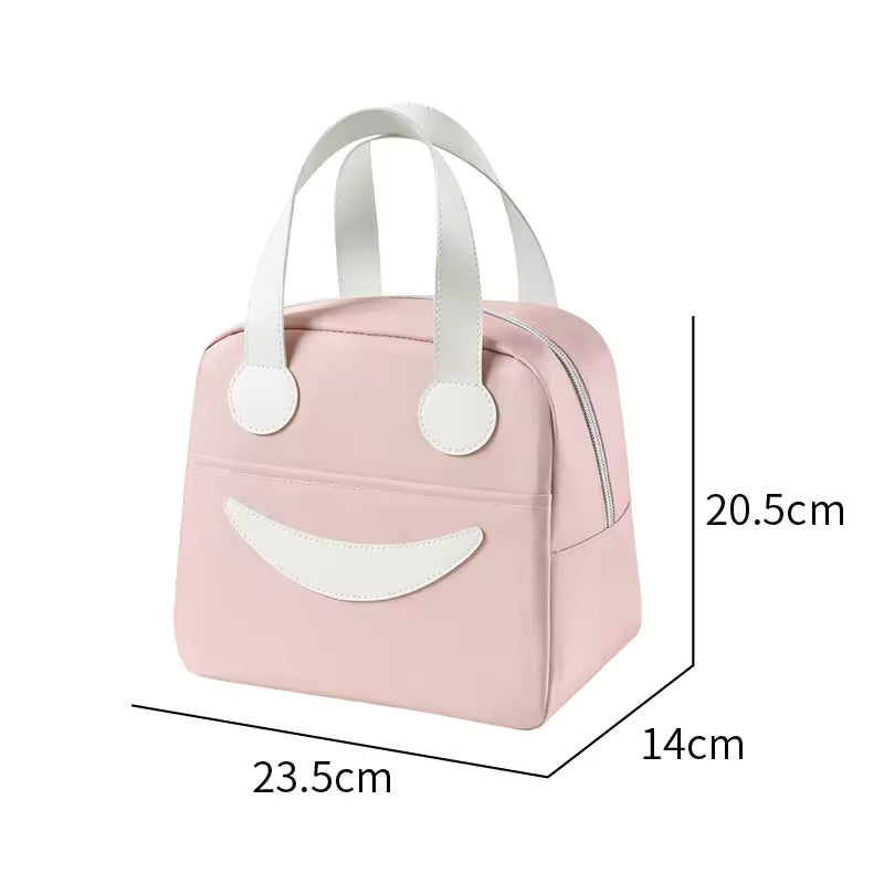 Smiley Insulated Lunch Bag