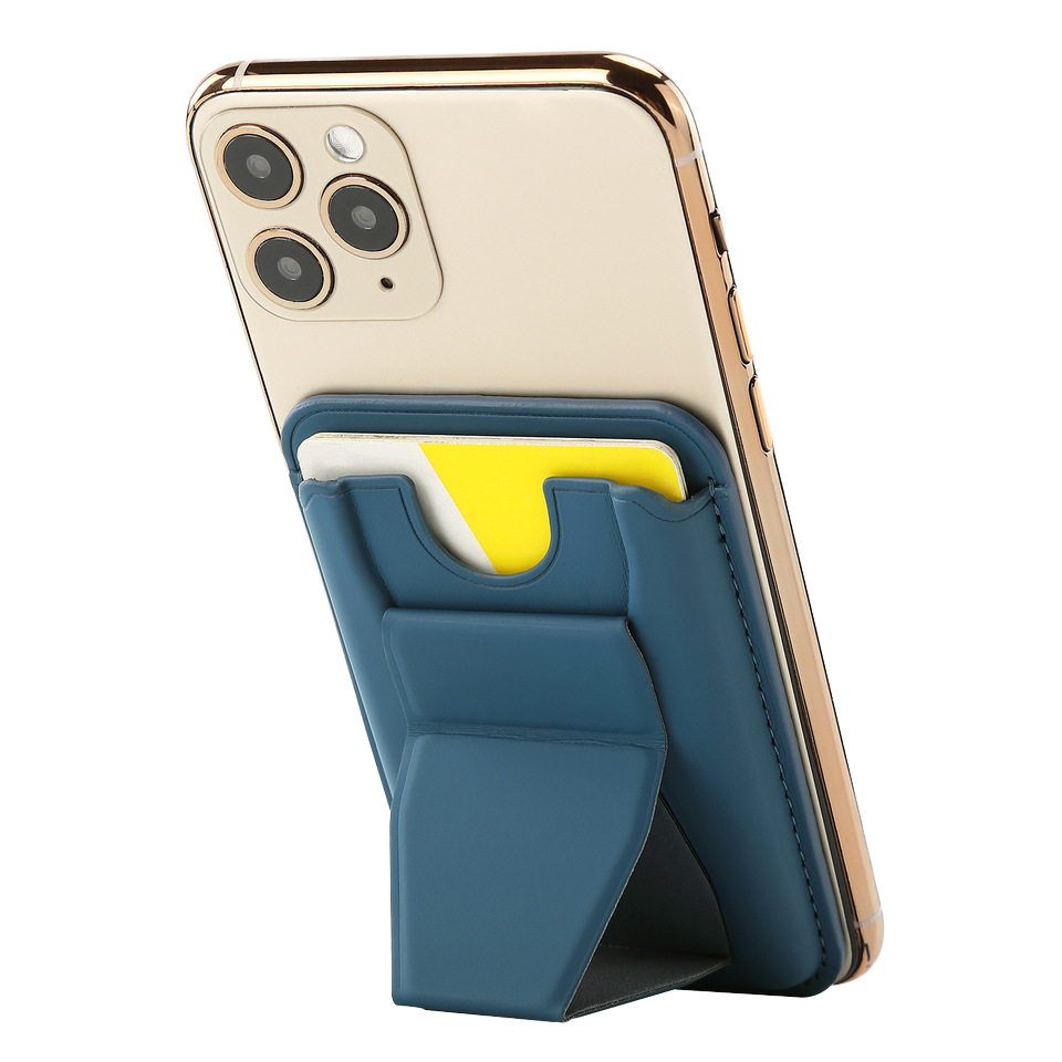 PU Leather Phone Card Holder with Stand