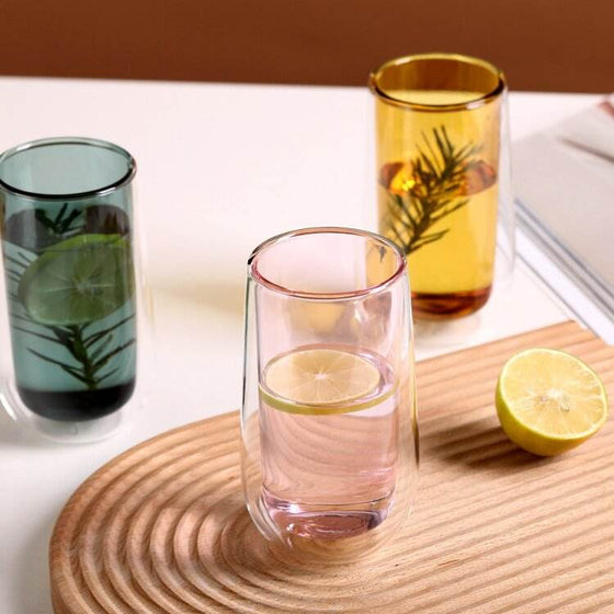 270ml FloatView Double Wall Glass Cup - hover image