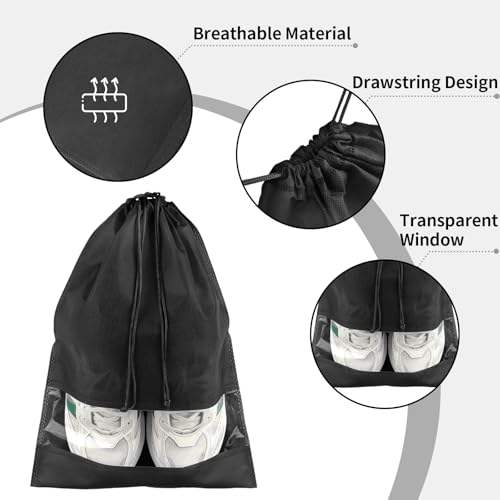 ClearView Drawstring Shoe Pouch - hover image