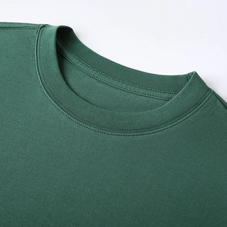 US Size Oversized Unisex Tshirt 260 GSM 100% Cotton Dropped Shoulders Custom Logo Print Heavyweight High Quality Knitted High
