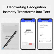 Smart Notebook and Pen Set with AI Office Design Renderings Language Translation Spiral Style-New Product