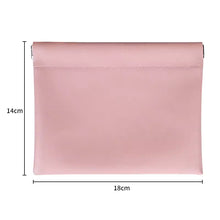 PU Leather Auto-Closure Pouch