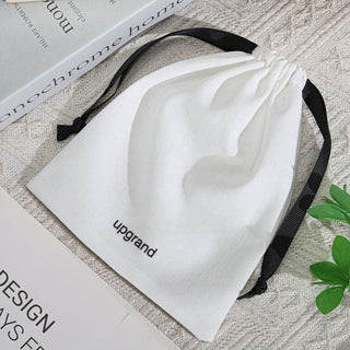 Large Cotton Ribbon Pouch