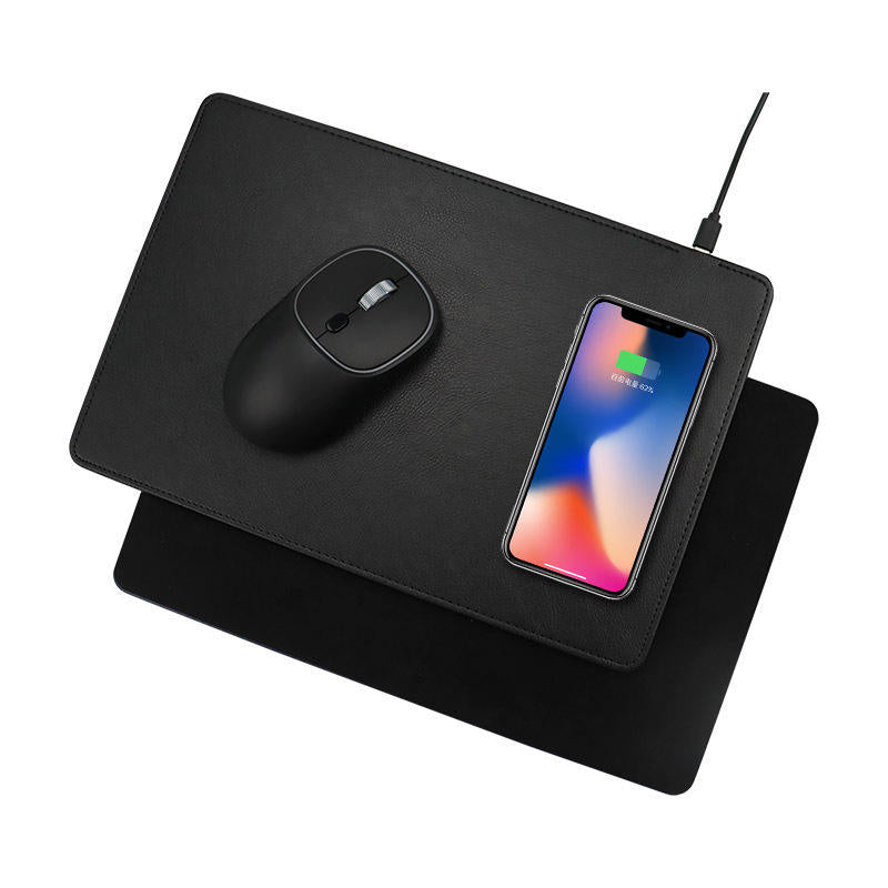 Premium 15W Wireless Charging PU Mousepad