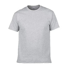 Plus Size 100% Cotton 150 GSM Custom Logo Printed Solid Color Lightweight Breathable O-Neck T-Shirt Men European Size Plain Dyed