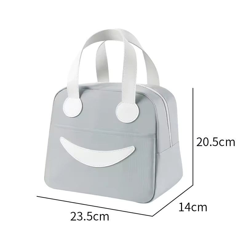 Smiley Insulated Lunch Bag