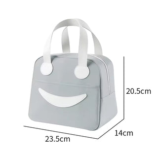 Smiley Insulated Lunch Bag