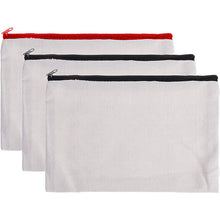 A4 Canvas Zip File Pouch